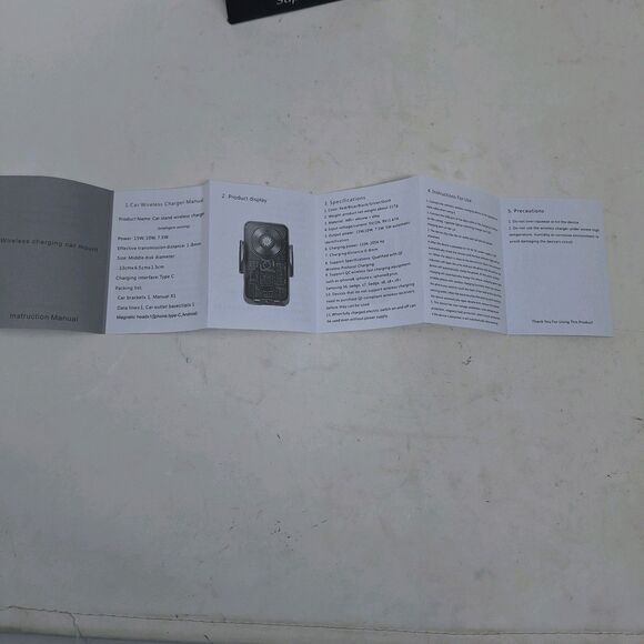 M7 Wireless Cell Phone Car Charger Vehicle Mount Cradle Fast Charging Adjustable - Picture 10 of 13